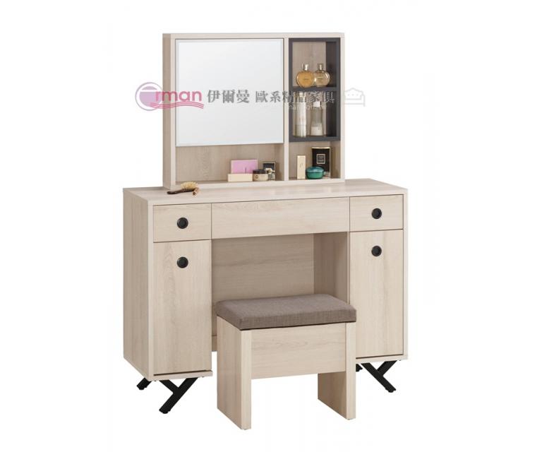 優娜3.3尺化妝台(含椅)