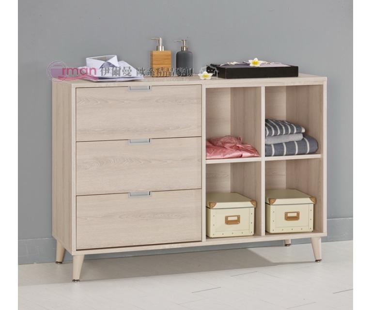 愛莎4尺多功能置物櫃