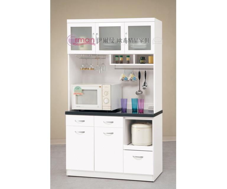 雅典娜4尺石面收納櫃