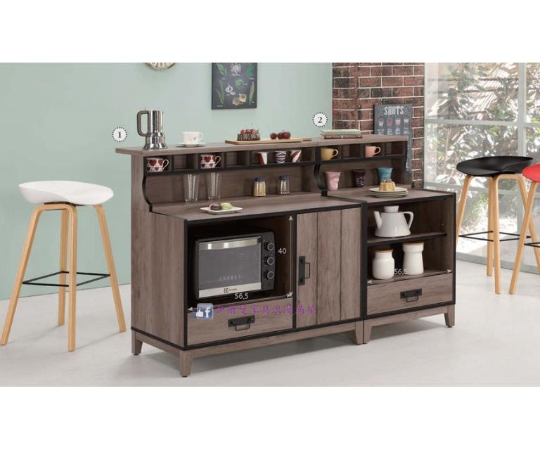 哈珀3.3尺中島型吧台桌