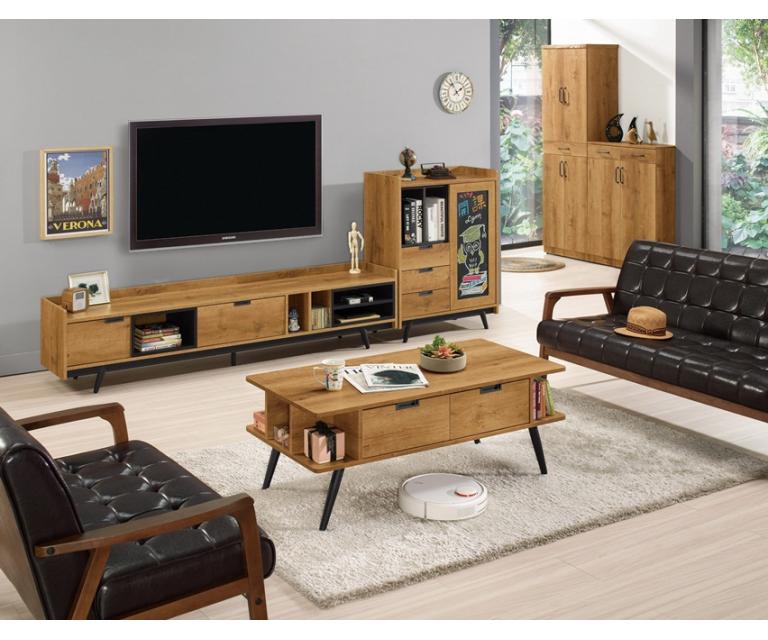 摩德納4尺四抽茶几