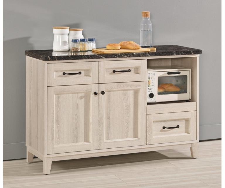 雪莉4尺石面收納櫃