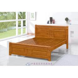 5尺雕花4分夾板床