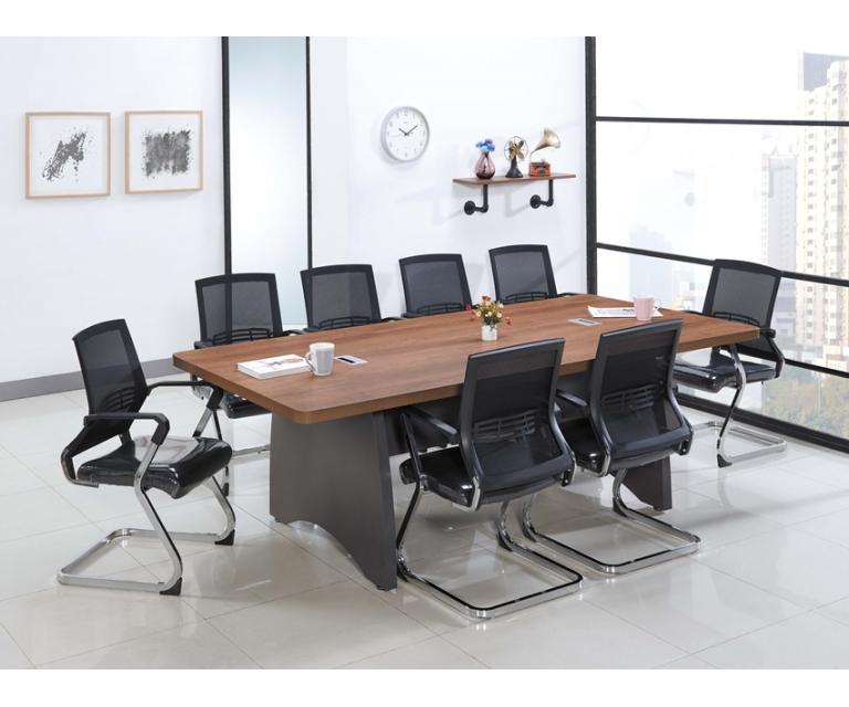 TH-808 淺胡桃色8尺會議桌