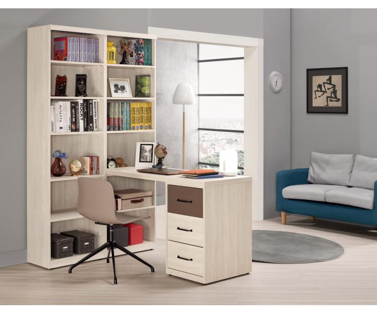 戴維斯4尺L型書桌