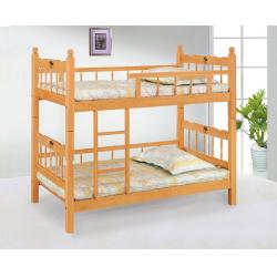 2寸角方柱3尺雙層床鋪全欄