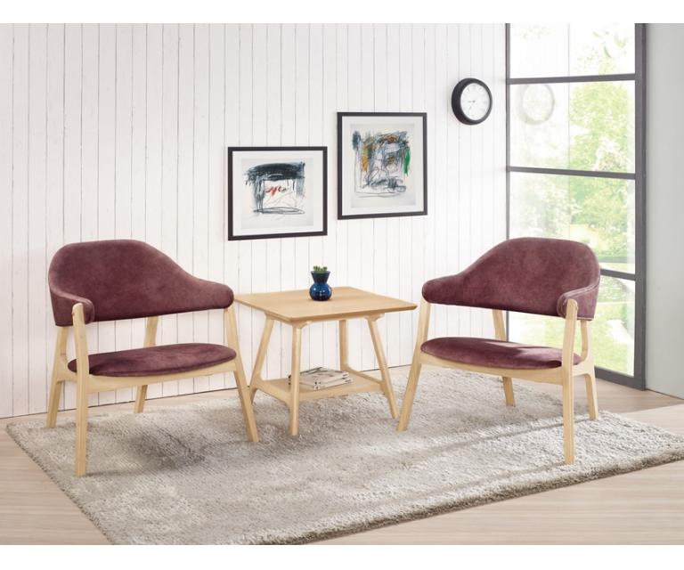 埃芝拉休閒椅(洗白色)