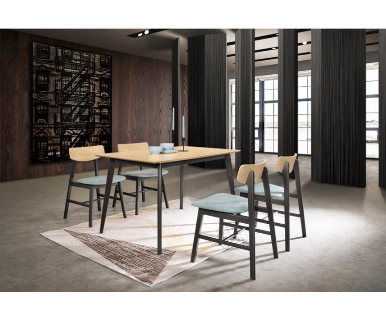 卡羅爾4尺餐桌(洗白色)