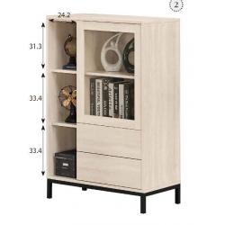 丹妮拉2.7尺展示櫃