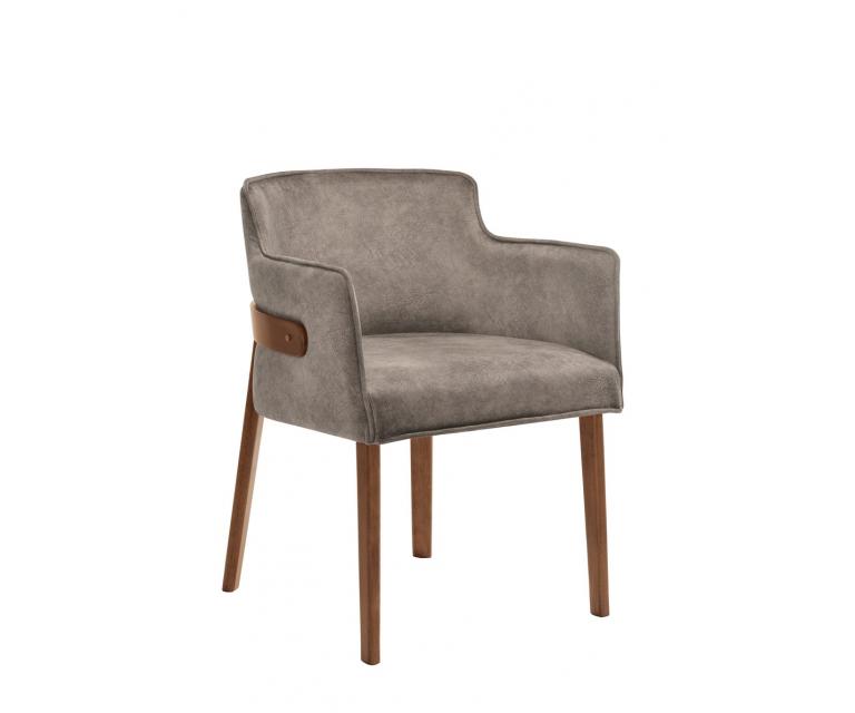 波爾頓餐椅(布)(實木)