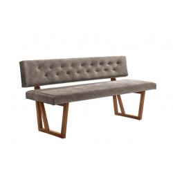 波爾頓雙人餐椅(布)(實木)