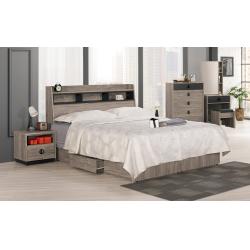 費納5尺被櫥式雙人床