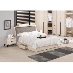 昆提斯5尺被櫥式雙人床