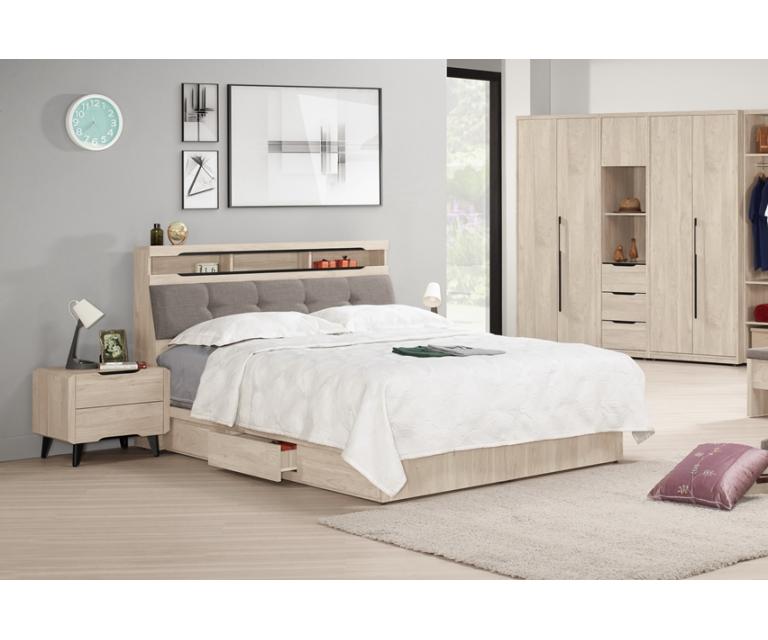 韋斯里5尺被櫥式雙人床