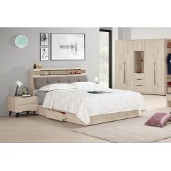 韋斯里6尺被櫥式雙人床