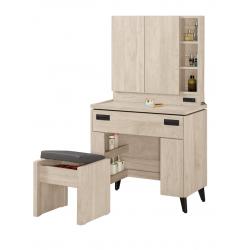 達里歐2.7尺化妝台(全組)