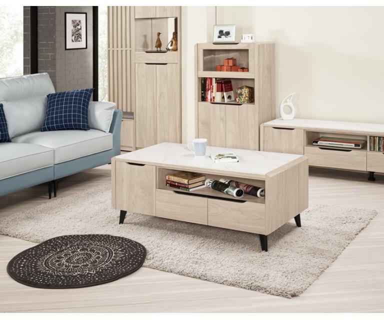 韋斯里4尺岩板大茶几