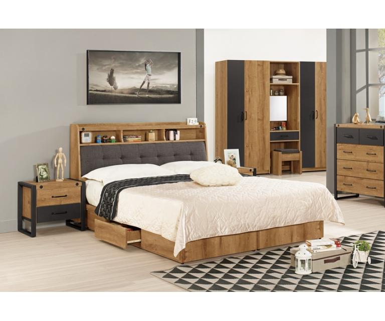 布朗克斯5尺被櫥式雙人床