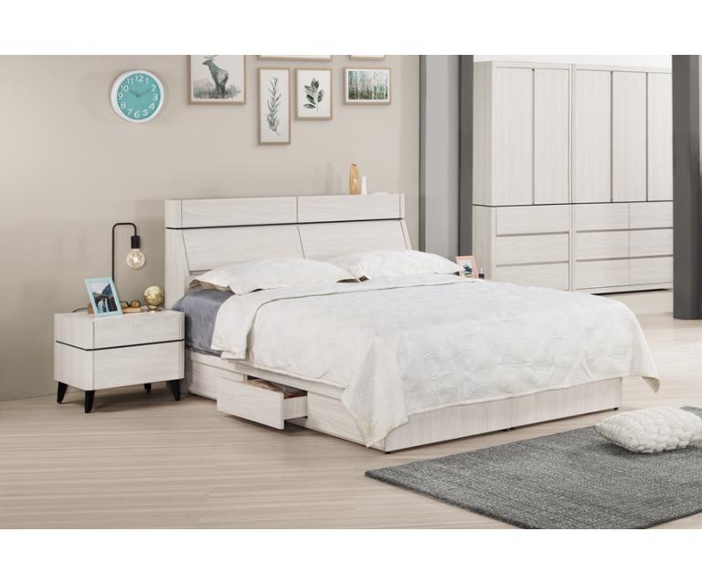 艾德嘉被櫥式雙人床(掀板)