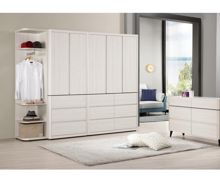 艾德嘉8.2尺組合衣櫥(全組)可拆