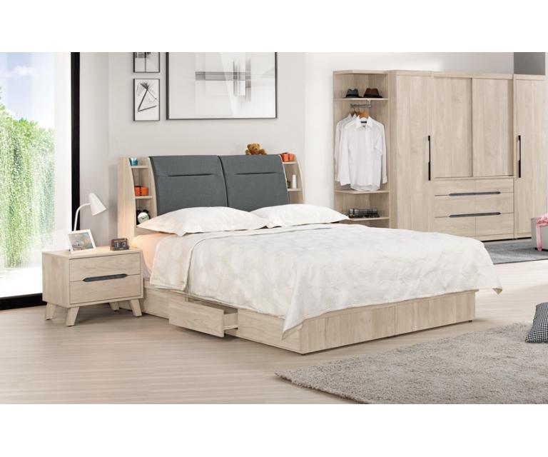 米爾娜被櫥式雙人床