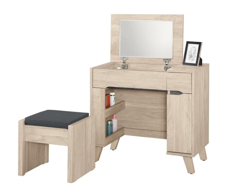 米爾娜2.7尺掀鏡化妝台