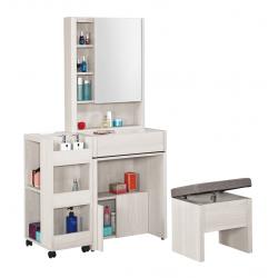 艾德嘉3尺多功能化妝台(全組)