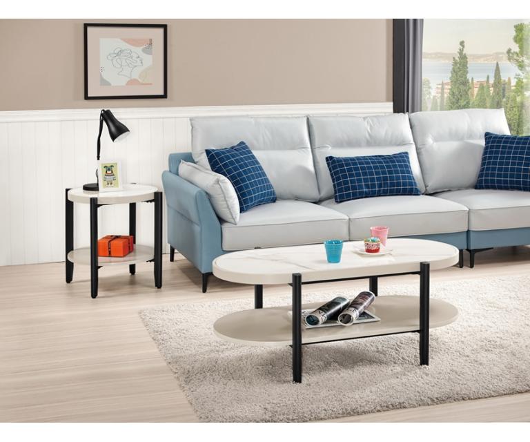 雅各1.9尺岩板小圓几