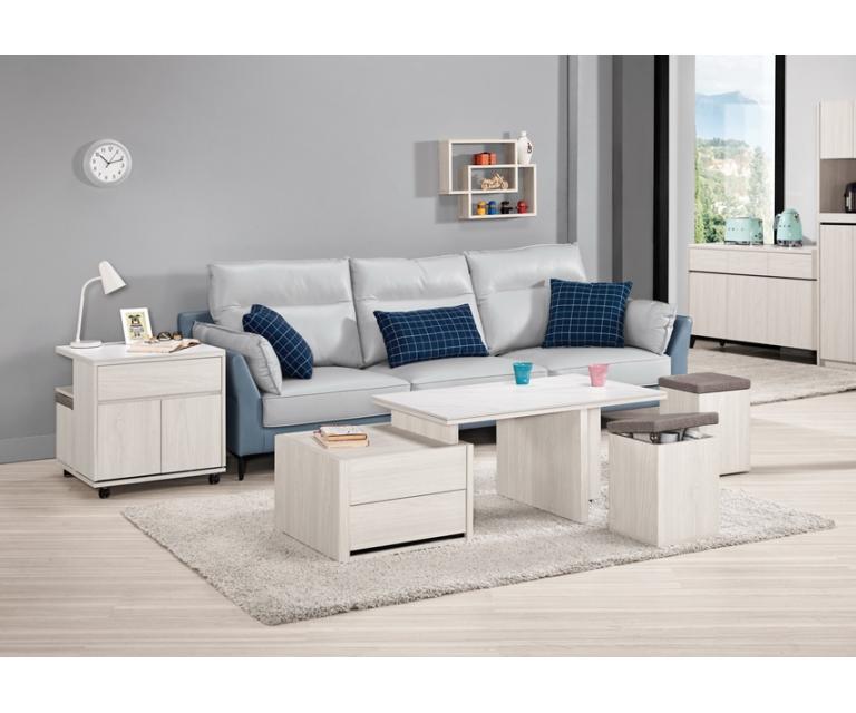 艾德嘉3.3尺岩板伸縮大茶几