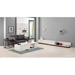 華爾斯6.3尺岩板伸縮長櫃