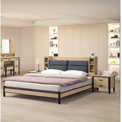 USDT橡木色6尺床箱式床台