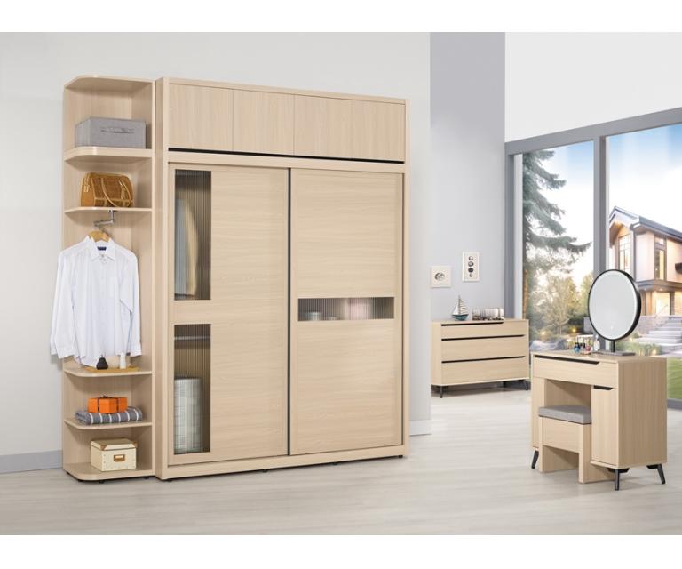 朵利斯6尺被櫥式拉門衣櫥(加高款)