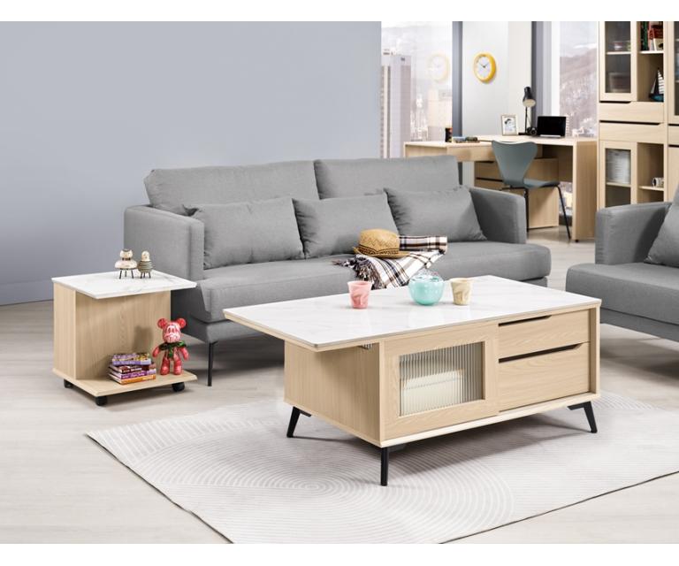 朵利斯4尺岩板多功能大茶几