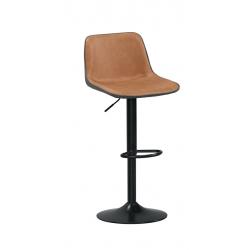 艾希升降吧椅(灰橘)