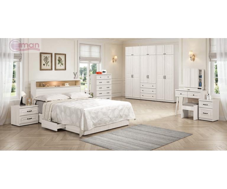 克里斯6尺被櫥式雙人床