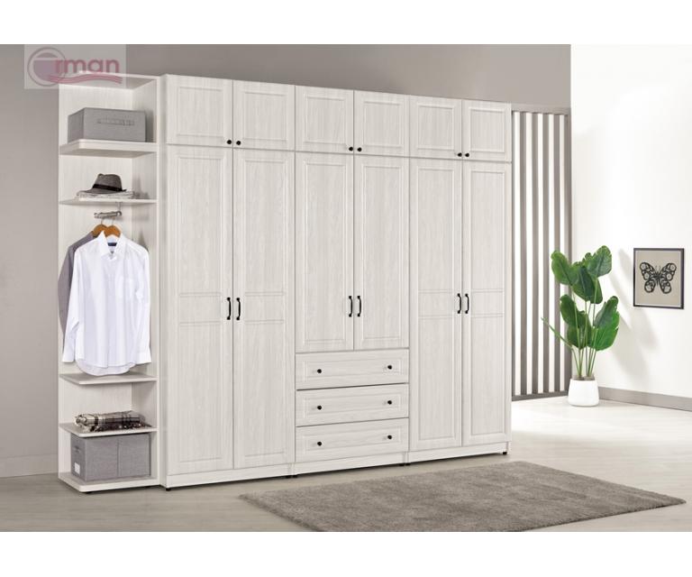 克里斯9.5尺被櫥式組合衣櫥(全組)