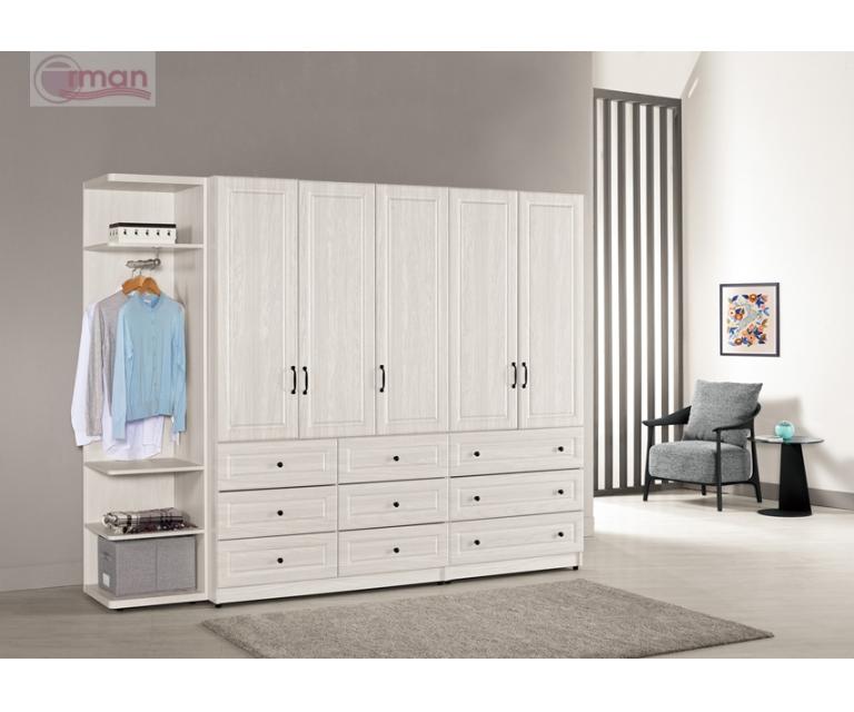 克里斯8.2尺組合衣櫥(全組)