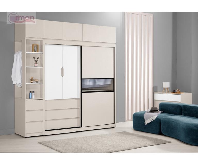 佩洛斯6尺被櫥式拉門衣櫥