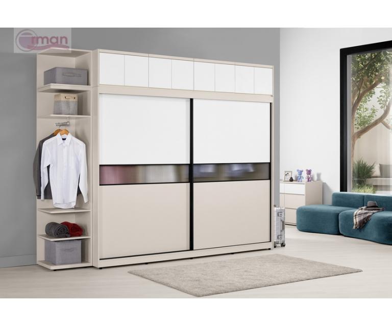 佩洛斯4~8尺被櫥式拉門衣櫥(不含開放櫃)