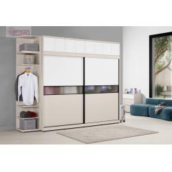 佩洛斯4~8尺被櫥式拉門衣櫥(不含開放櫃)