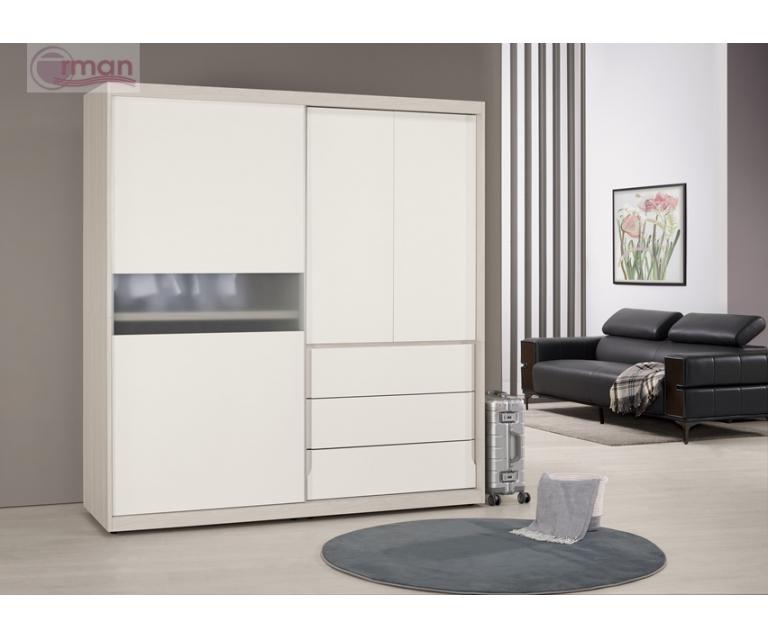 娜迪亞6尺拉門衣櫥