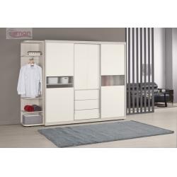 娜迪亞7尺拉門衣櫥