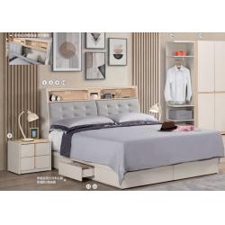 艾瑞爾6尺被櫥式雙人床